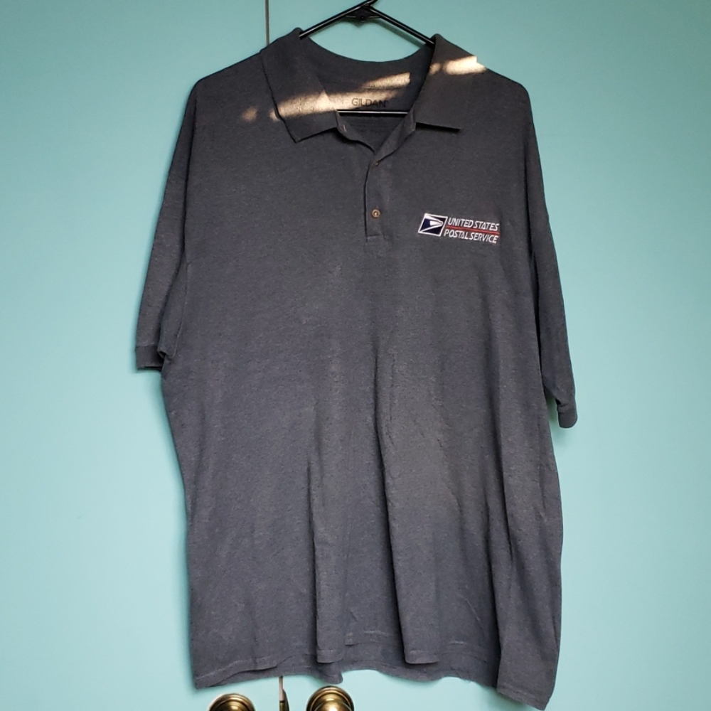 Gildan USPS Dark Grey Polo Shirt
